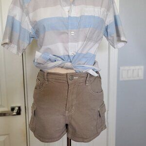 Cargo Shorts White and Khaki Bundle